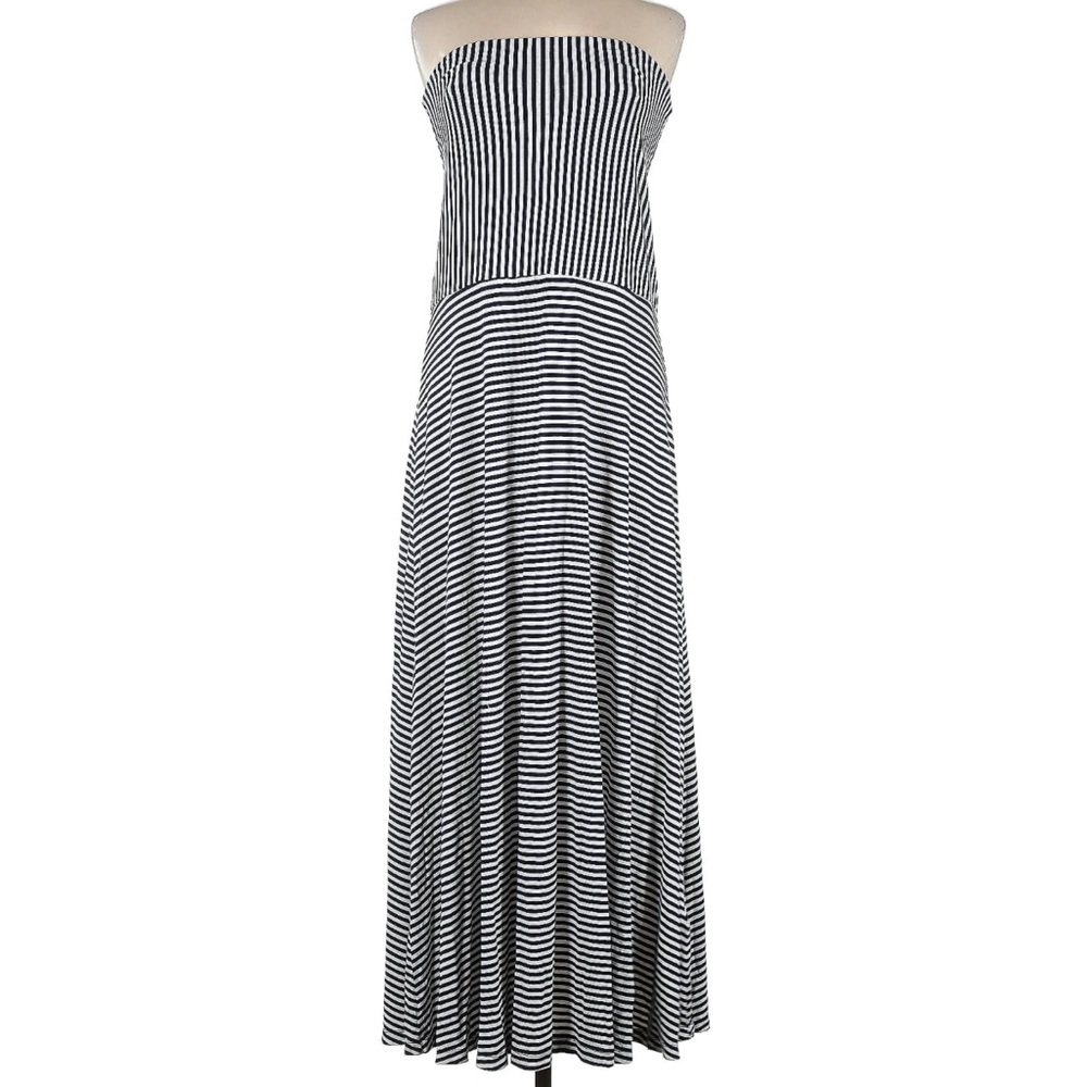 Gap strapless stripe dress - convertible skirt - size S